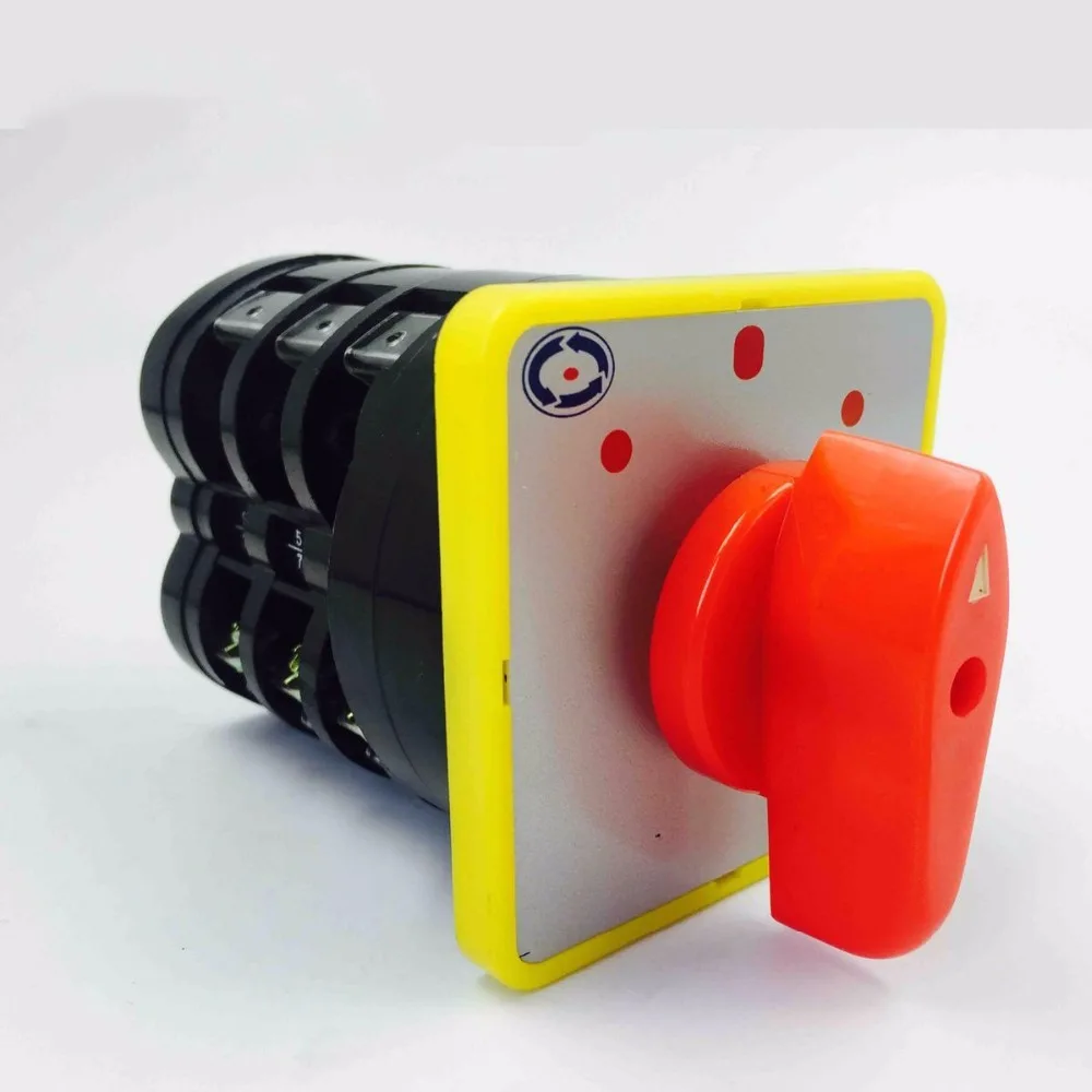

LW5-16D0725/3 Universal Change-over Switch 3 Archives 3 Section 16A Silver Contact Rotating Knob Switch 45
