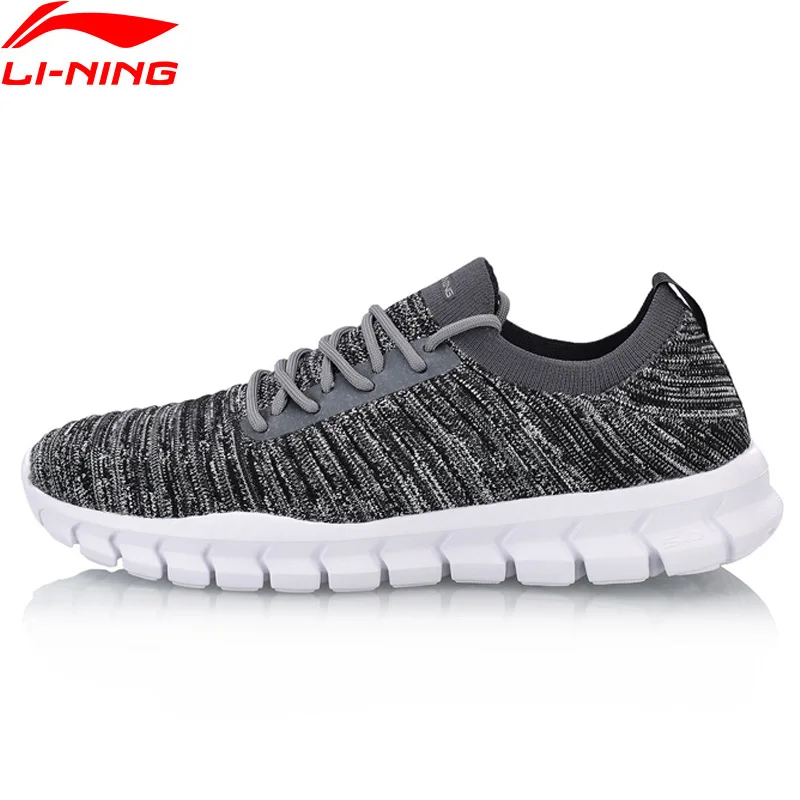 (Код Break) Li Ning Мужская умная быстросохнущая обувь моно кроссовки из пряжи дышащая