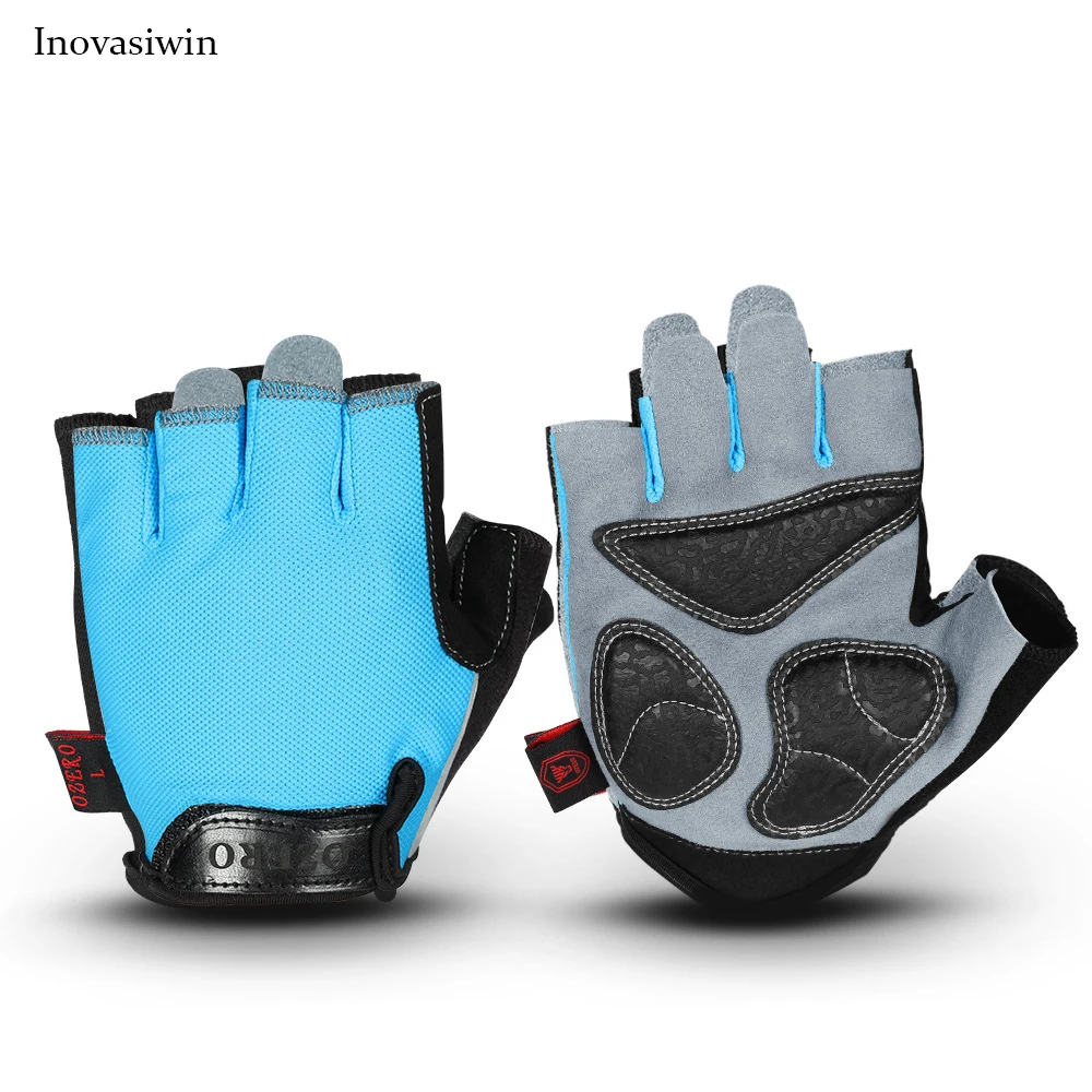 New half-finger fitness riding gloves anti-slip washable wear-resistant multifunctional shockproof deerskin Gloves