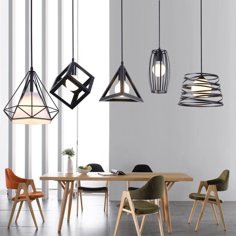 Потолочные светильники E27 в стиле лофт, винтажные лампы для украшения дома, лам