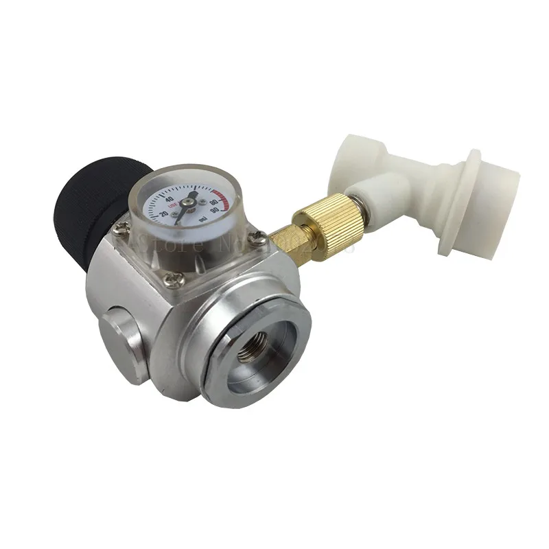 CO2 Mini Gas Regulator with Corny Keg Gas Ball Lock Disconnect for Beer Tap,Homebrew GAS Regulator (3)