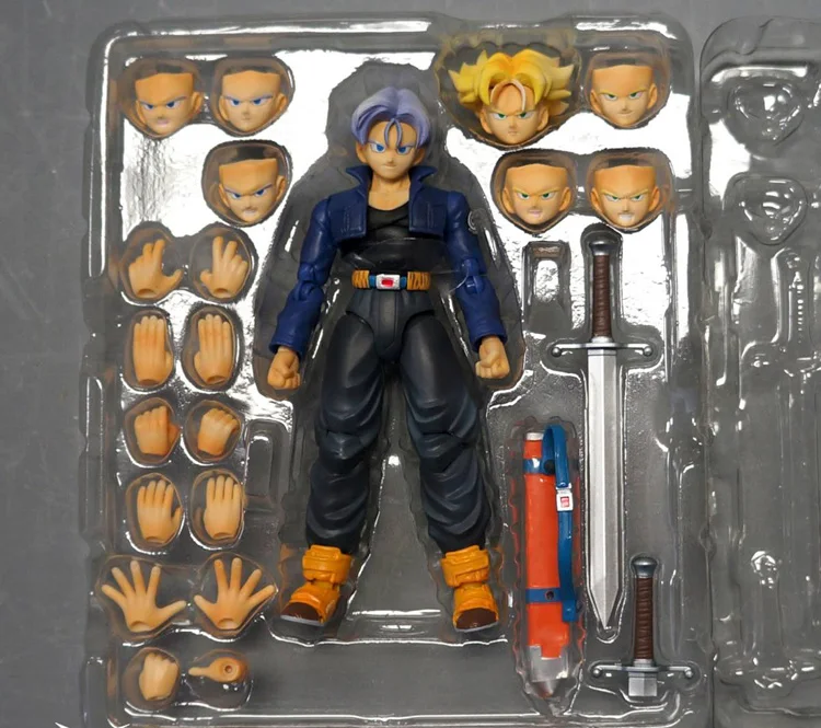 Dragon Ball Z Action Figures Trunks Super Saiyan SHF 150mm Anime Dragon