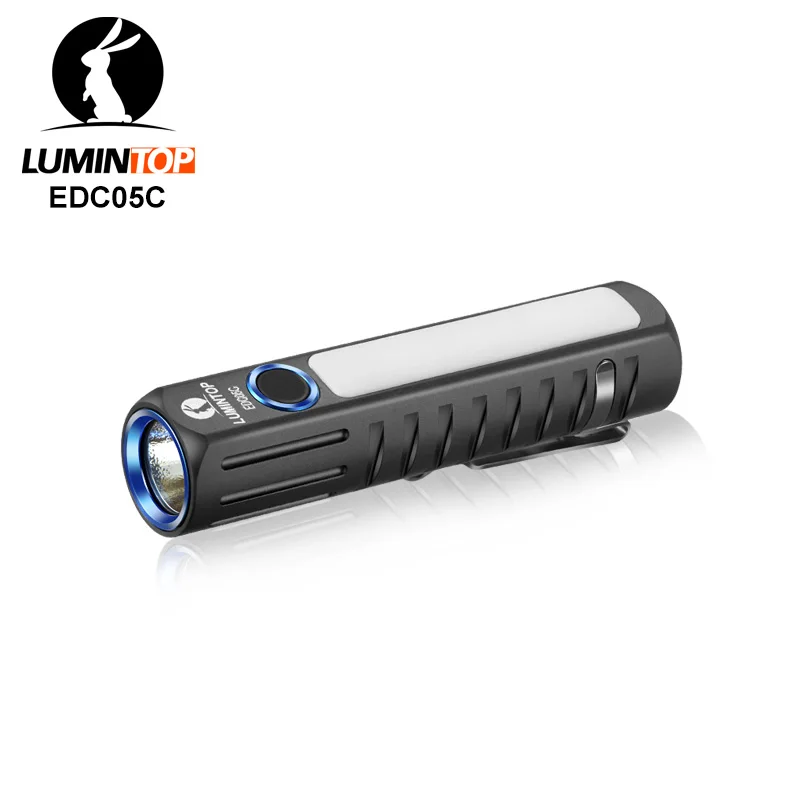 

LUMINTOP EDC05C USB type 14500 flashlight Cree main LED Nichia side light Boost circuit UI Practical mini EDC flashlight