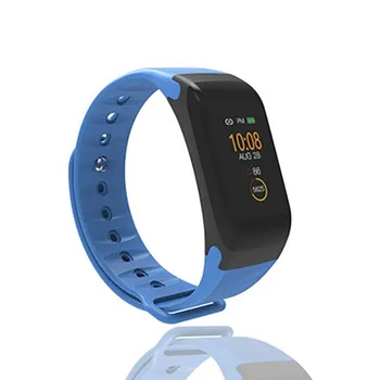 

F1 Waterproof Color Screen Smart Bracelet Stepping Fitness Tracker Heart Rate Blood Pressure Monitor Smart Wristband
