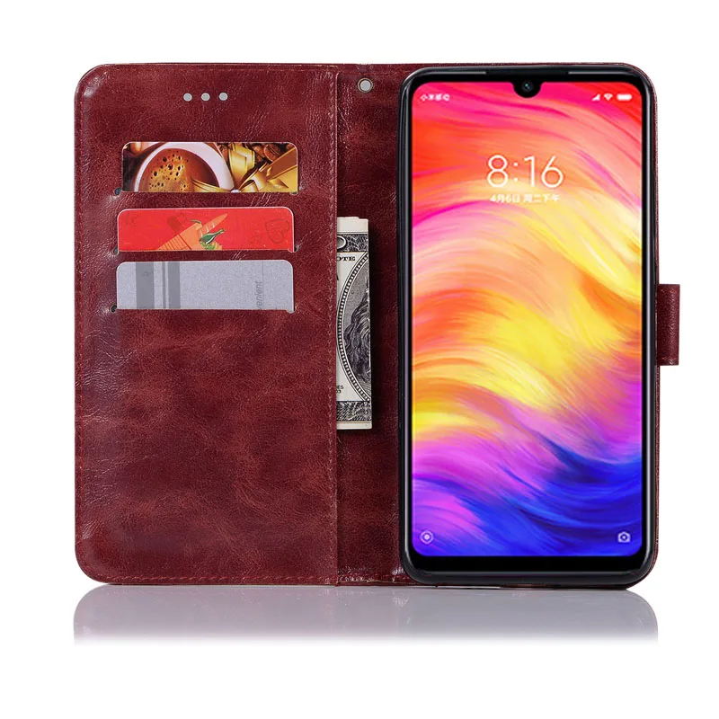 Чехол для Xiaomi Redmi Note 4 7 6 5 Pro чехол 4X 5A Plus 3S кожаный бумажник с откидной крышкой Xiomi