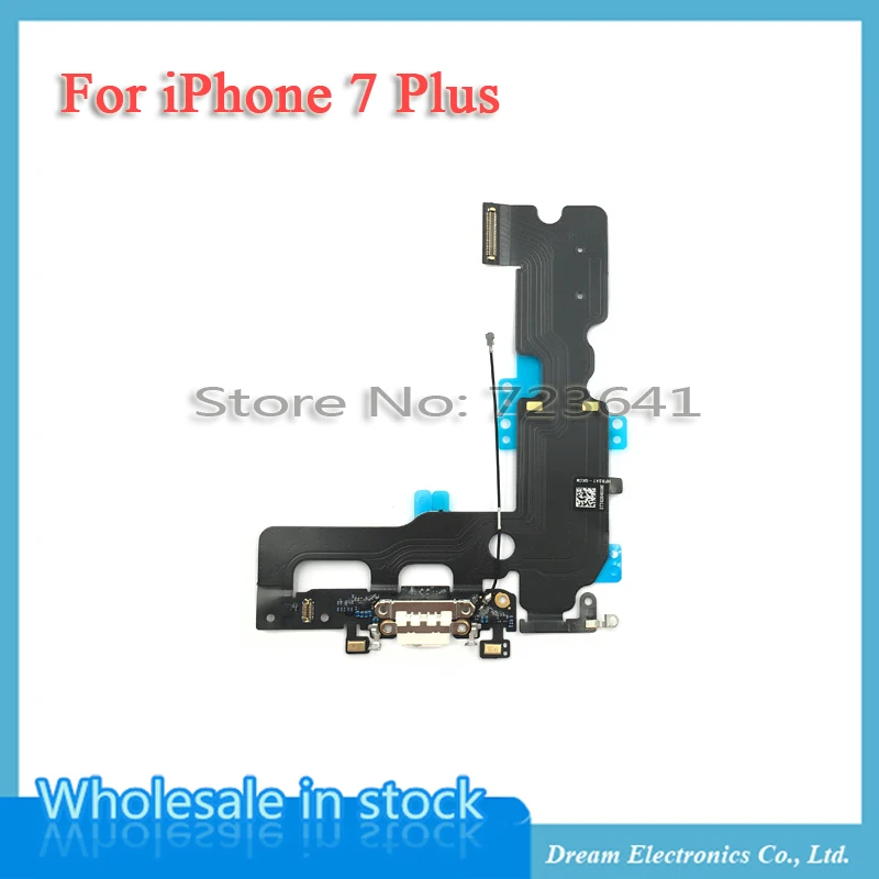 MXHOBIC 10 шт./лот usb зарядное устройство Порт док-станция гибкий кабель для iPhone 7 7G Plus 7P Замена аудио микрофона