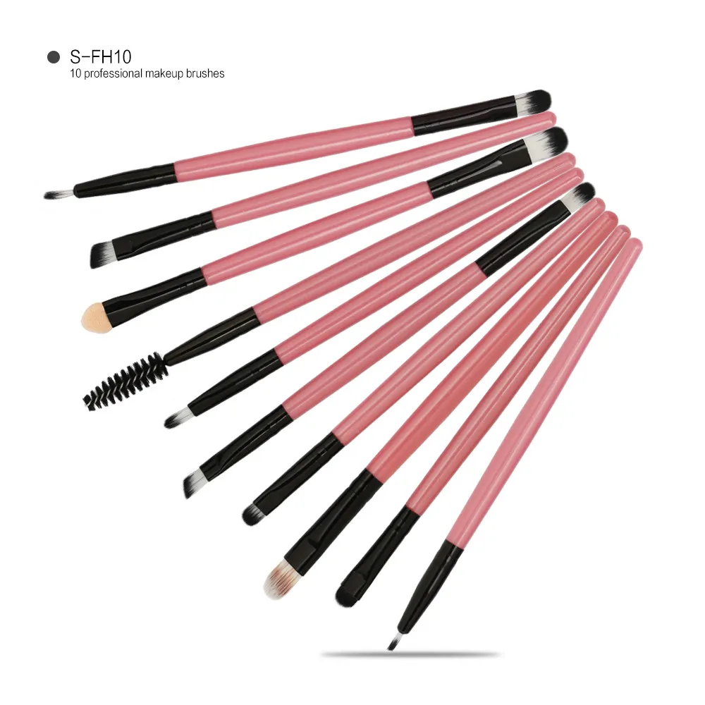 

10pcs/set Makeup Brush Set tools Synthetic Bristles Beauty Cosmetics Make-up Toiletry Kit Wool Make Up Brush Set Hot in Ins
