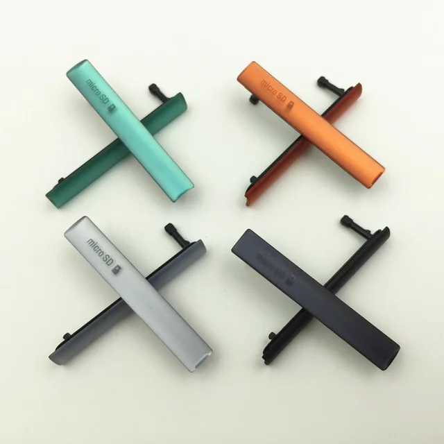 

Black Original SIM Card Micro SD USB Charging Slot Port Dust Plug Block Cover For Sony Xperia Z3 Compact Z3c mini D5803 D5833
