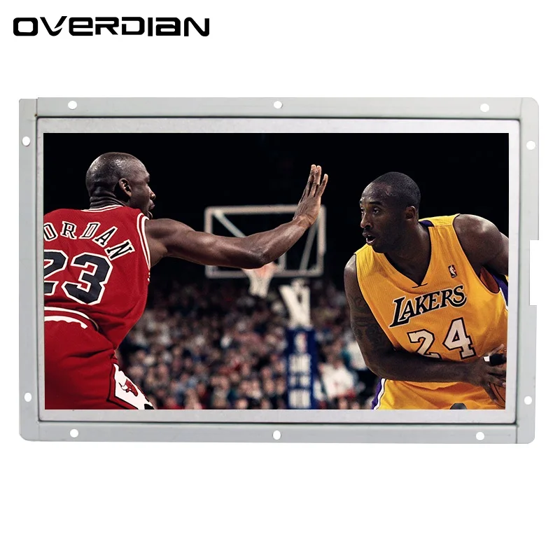 

10/10.1"VGA/HDMI/AV/TV Interface 1366*768 Industrial Control Lcd Monitor White Open Frame Metal Shell