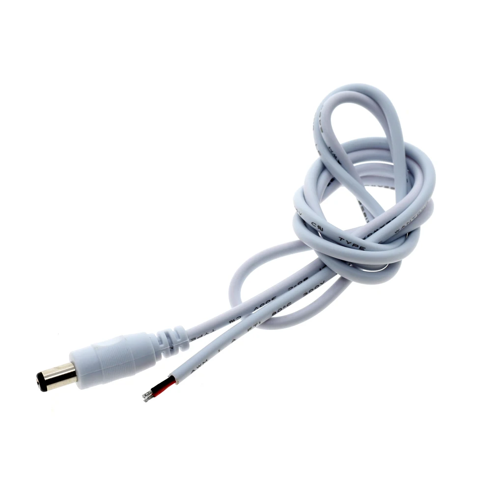1 м DC разъем питания с удлинителем Удлинительный провод кабель мужской/женский для светодиодной ленты