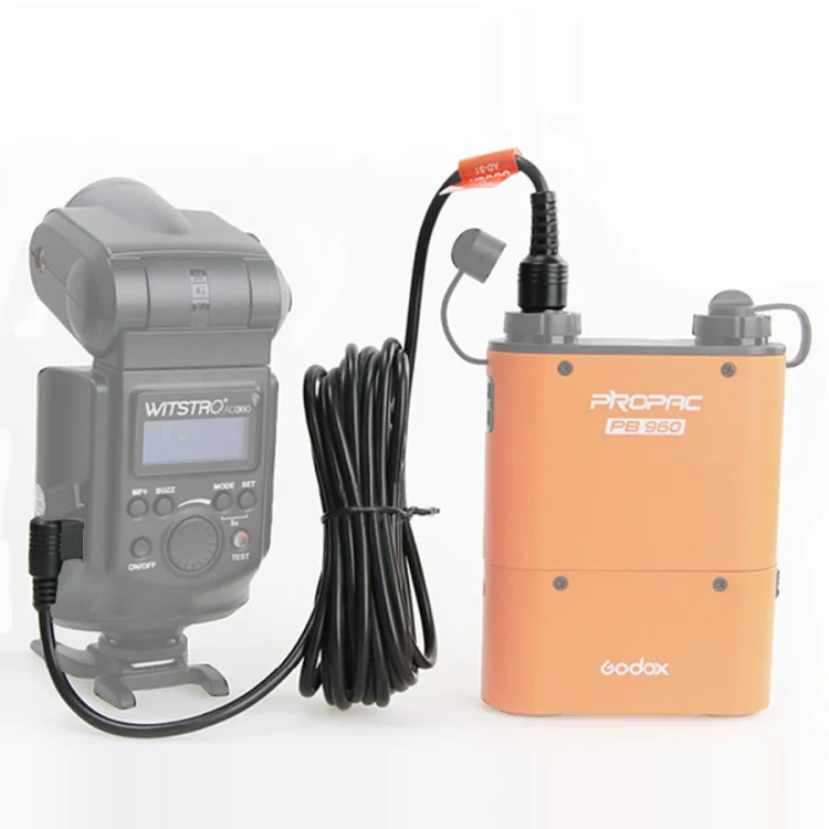 Godox ad s14 Длина расширение Мощность кабель 5 м/16.4ft для GODOX WITSTRO вспышки AD180/AD360/ad360ii|flash