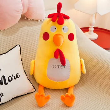

40cm Chick Plush Doll Toys Stuffed Animals Soft Toys for Children Kids Cock Rooster Dolls Birthday Baby Gifts