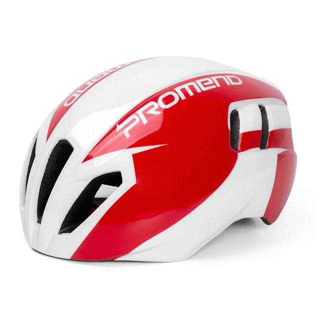 75 г/л Высокоплотный велосипедный шлем Casco Ciclismo PC+ EPS гоночный дорожный велосипедный шлем интегрально-Формованный MTB велосипедные шлемы безопасно Кепка - Цвет: WHITE RED