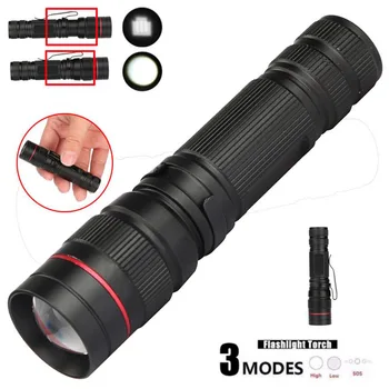 

LED lamp ZOOMABLE LED Super Bright Flashlight MINI Torch 2017 Newest Bright Illumination Safe and Stable New Q5 AA/14500 3 Modes