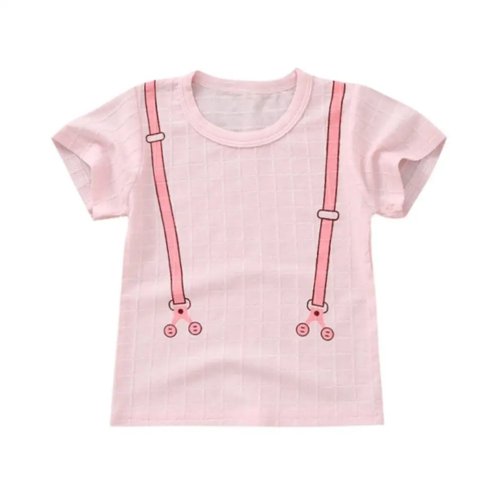 

Baby Clothes Toddler Baby Boy Girl Summer Cotton Print T-shirt Tops Blouse Short Sleeve Casual Tee Shirts