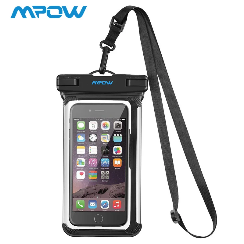 

Mpow IPX8 Waterproof Case Phone Pouch Swimming Bags Underwater Pouch Phone Case For iphone X XS 8 7 7p 6 6p 6s 3.5 inch-6 inch