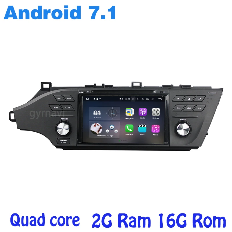 Android 7 1 Quad core font b Car b font dvd gps player for toyota Avalon