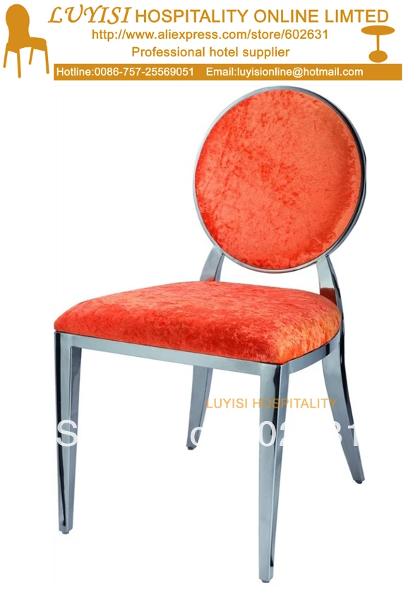 Stainless steel Hotel chair LYS D4,srong and comfortable,fast delivery