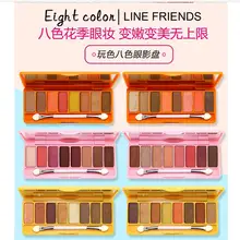 

NOVO Eye Shadow 8colors Natural Cartoon Shimmer Matte Eyeshadow Palette Makeup Professional Play Color Make Up Nude Basic