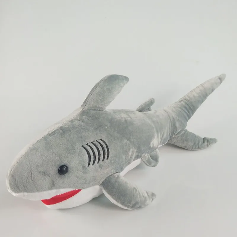 red shark plush