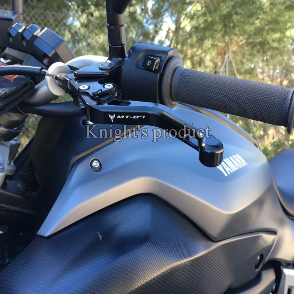 logo MT 07 Motorcycle Accessories CNC Billet Aluminum Short Brake