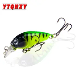 YTQHXY рыболовную приманку Mini Crankbait 45mm 3,5g Верхняя одежда Япония Жесткий приманки Приманка форель окунь ловли карпа WQ24