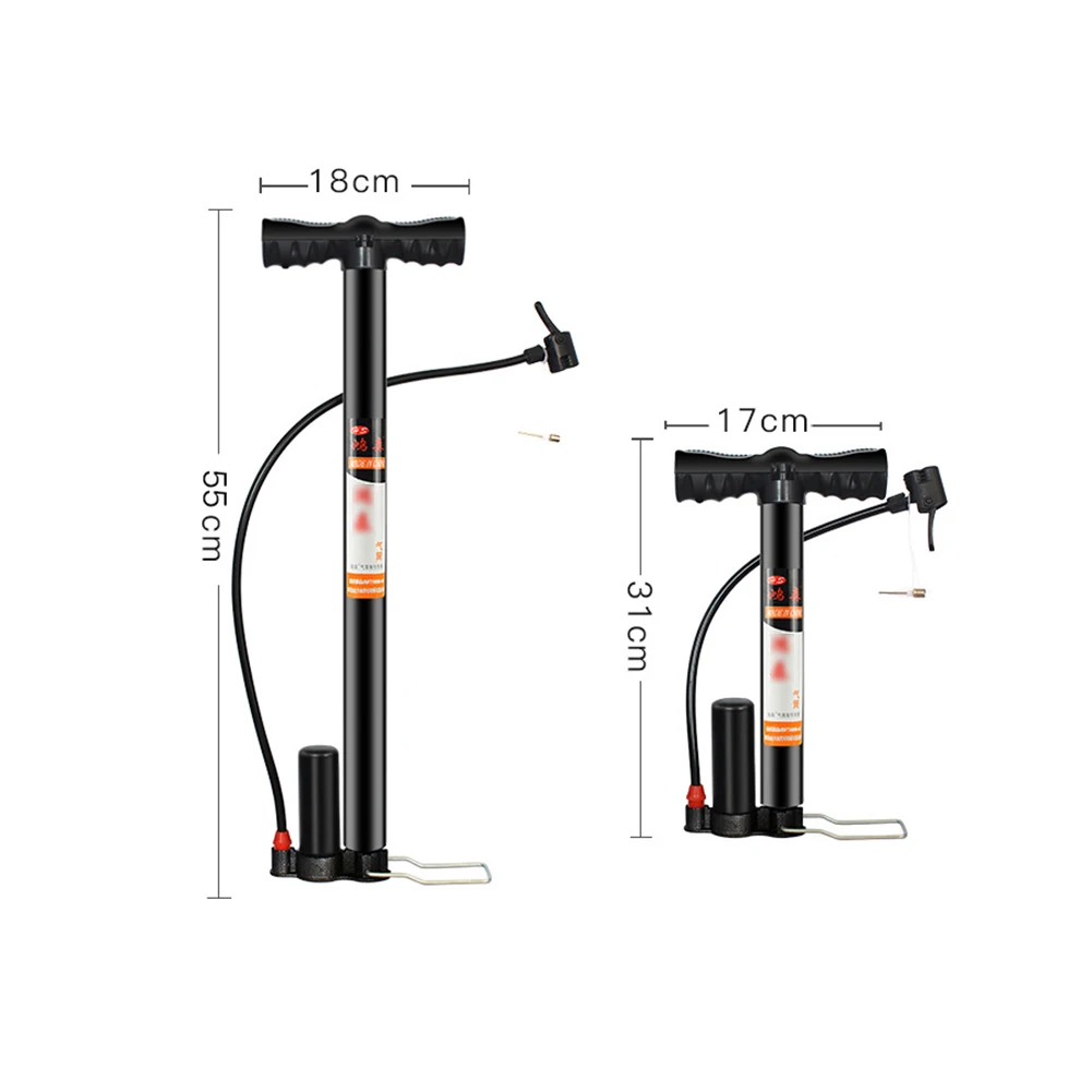 Бытовые модели высокого давления ножной активированный с воздушным насосом Мини Портативный велосипед шины напольный насос