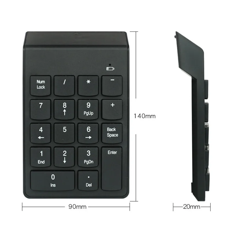 G1 2,4G беспроводная цифровая клавиатура USB ультра тонкая цифровая клавиатура мини эргономичная цифровая клавиатура стандартный 18 клавиш для iMac/MacBook