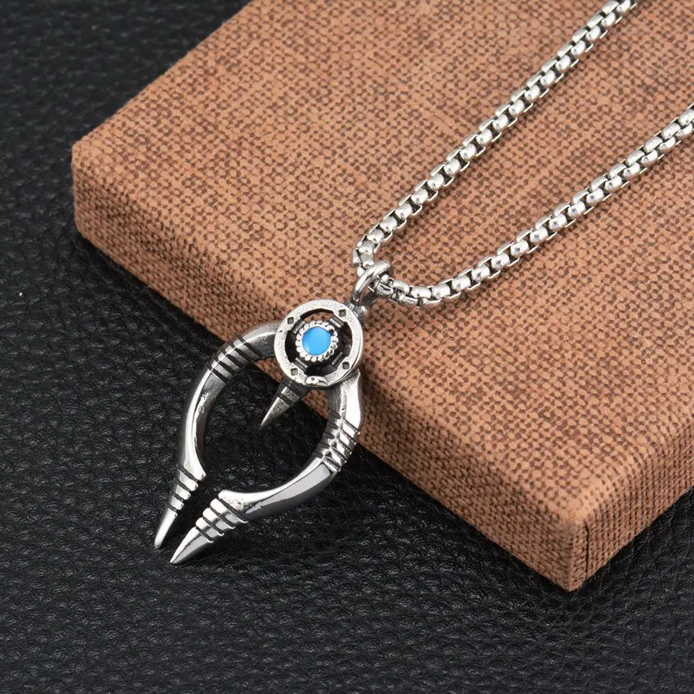 Хип-хоп goofan классический небольшой полые инструменты ожерелье из нержавеющей