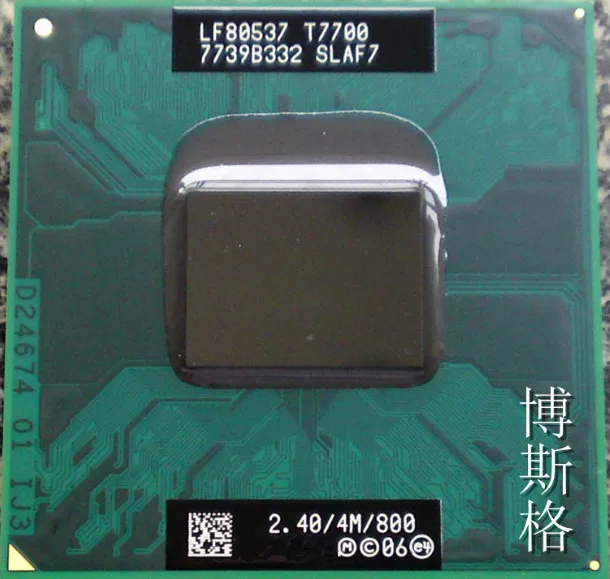 

T7700 7700 CPU 4M Socket 479 Cache/2.4GHz/800/Dual-Core Laptop processor support 965