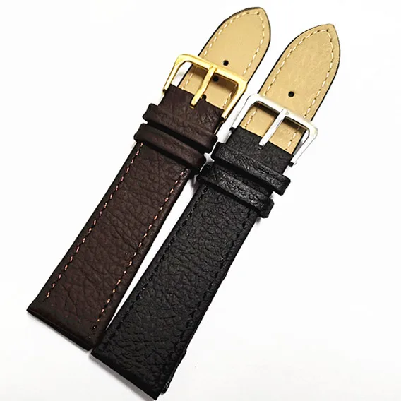

New arrived 2PCS High quality 16MM 18MM 20MM 22MM genuine cow leather watch strap genuine leather watch band