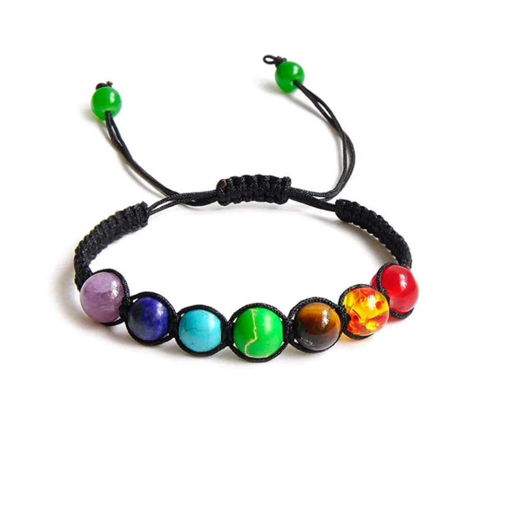 

ECODAY Woven Rope Women Bracelet Natural Stone Healing Balance Beads Yoga Bracelets for Women Bracelet Homme Pulsera Bijoux