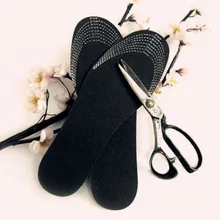 Модные черные чешуи стельки унисекс бамбуковый уголь дезодорант подушка для ног вкладыши стельки для обуви