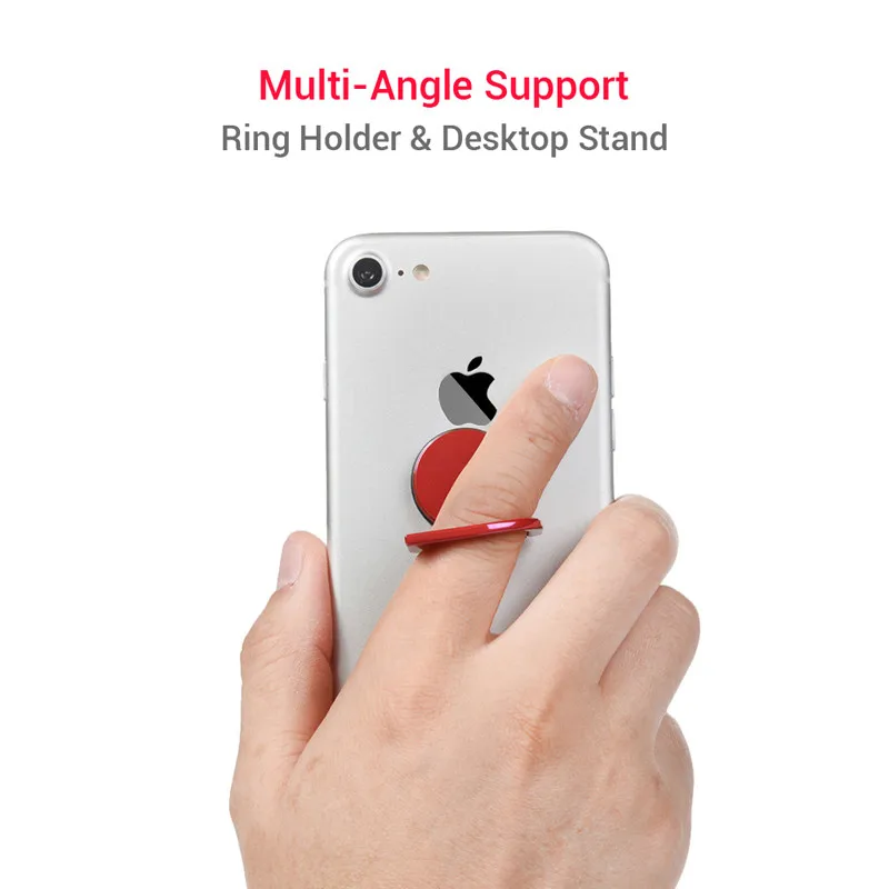 Turata Spinner Finger Ring Holder Universal Mobile Phone Finger Stand Holder For iPhone X 8 Plus Samsung Desktop Kickstand Stand