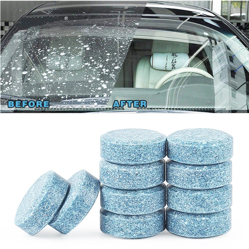 1/2/3/5/10 pcs Liplsating Car Windshield Cleaning Pill Effective Glass
