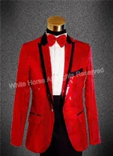 Red blazer men sequin blazer men blazer slim fit mens blazer jacket mens colored suits red suit jacket