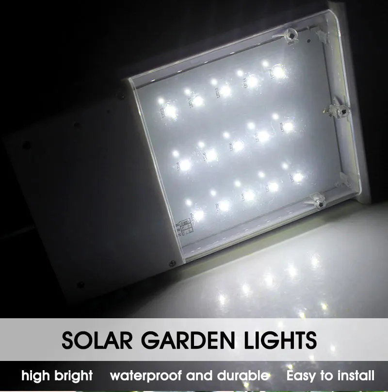 Conduziu a Luz Lâmpada de Parede Sensor à Prova Água ao ar Jardim Solar Luzes Rua Dwaterproof Livre Pátio Exterior Lâmpadas Solaire 15 Led 11 à prova dwaterproof água ao ar livre