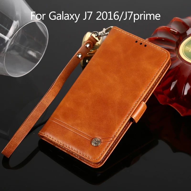Для samsung Galaxy J7 Prime On7 2016 j710 чехол-кошелек в винтажном стиле чехол для Примечание 5