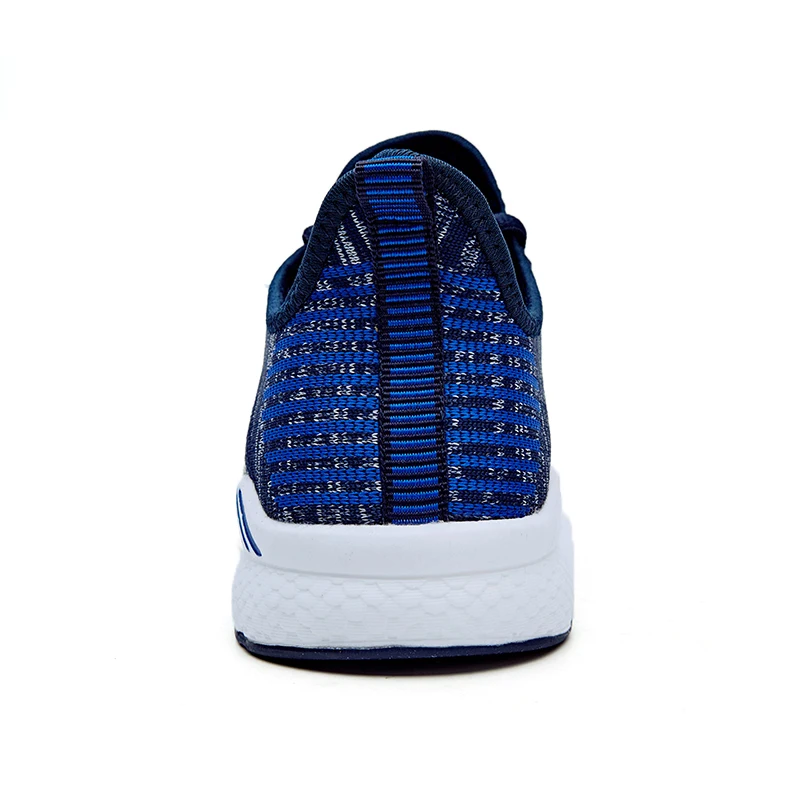 Spring, summer and autumn couples new large size flying woven hollow running shoes lightweight breathable comfortable non-slip