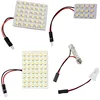 12 36 48 LED Panel Super White Car Reading Map Lamp 1210 smd Auto Dome Interior Bulb Roof Light with T10 Adapter Festoon Base ► Photo 1/5