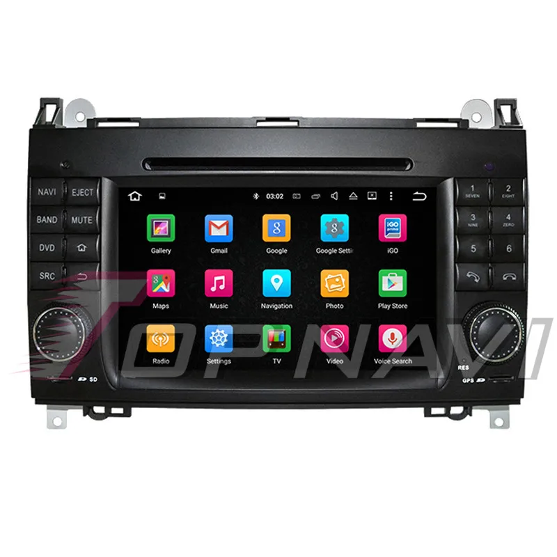 TOPNAVI Android 10 0 автомобильный DVD GPS навигатор для Benz A class W169 B W245 Viano Vito Sprinter (2004 2013) VW Crafter