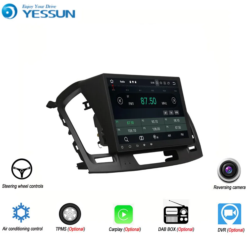 YESSUN Android 8 4G ram для Opel Insignia 2009~ 2012 Автомобильный навигатор gps мультимедийный плеер Зеркало Ссылка Радио сенсорный экран