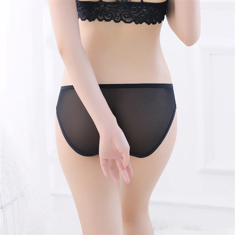 Transparent Panties Women Low-Rise Sexy Panty Women's Ultra-thin Seamless Briefs Soft Breathable Women Underwear Panties 49 (3)