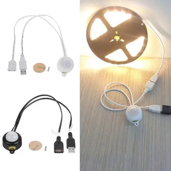 

USB LED Light Strip Switch DC5-24V Human Body Infrared PIR Motion Sensor Switch