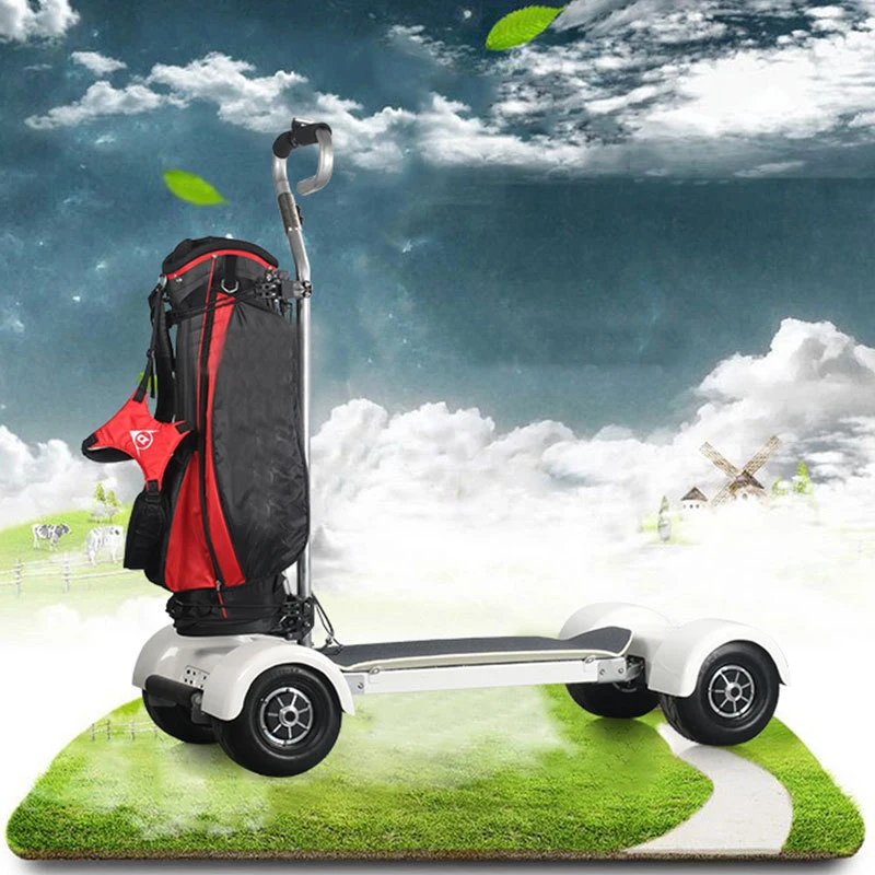 Электрические тележки для гольфа 1000 Вт/60 в 10,5 дюйма надувные четыре 4 колесных электрических скутеров тележки для гольфа Электрический скутер тележка для гольфа