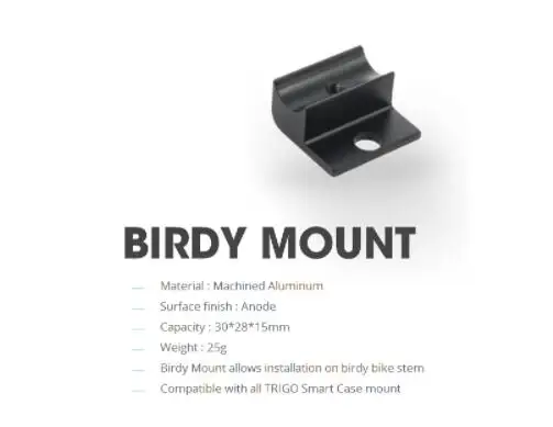 TRIGO gopro mount brompton mount birdy mount HB крепление для велосипедного руля, Аксессуары для велосипеда, велосипедные зажимы - Цвет: birdy mount