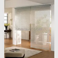 Индивидуальный заказ полупрозрачные Shangri-la жалюзи в сером окна шторы в простом стиле для Гостиная 10 Цвета