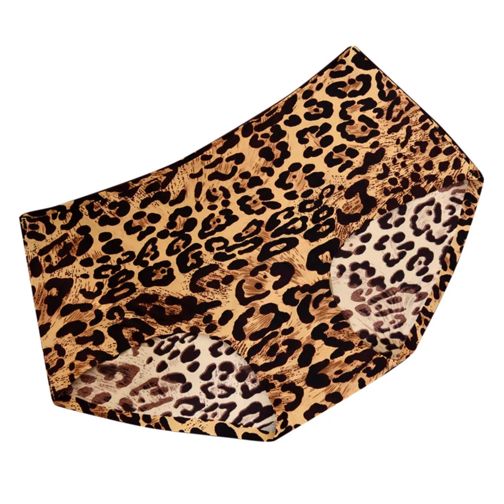 Underwear women panties Leopard Print Sexy Seamless Briefs Low Rise