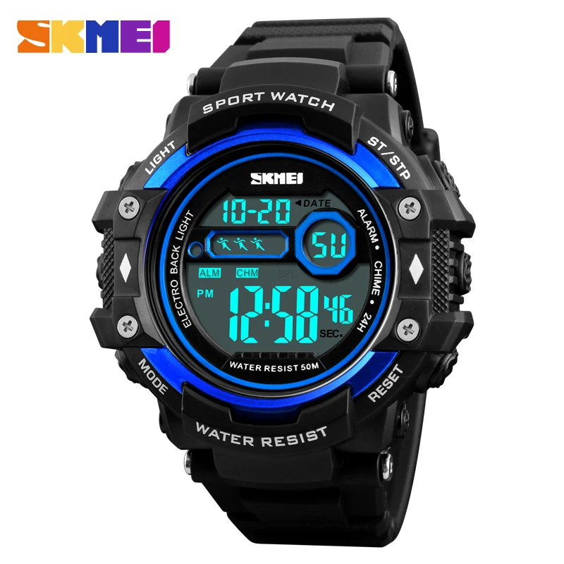 Часы Skmei мужские спортивные армейские цифровые LED | Наручные часы