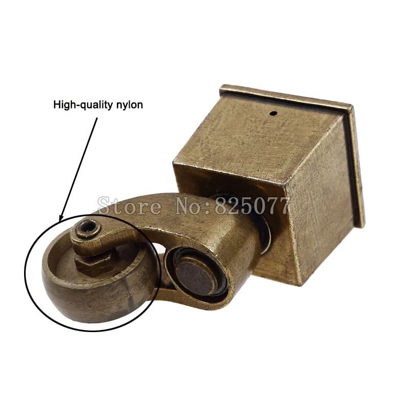 4PCS Antique European Mute caster swivel chair casters pulleys sofa retro universal wheel KF1015